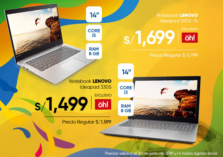 Notebook LENOVO Ideapad 330S 520S-14