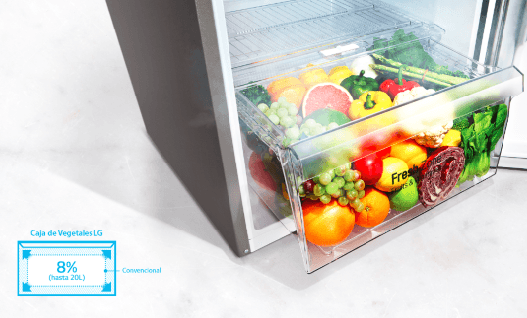cajón refrigeradora lg