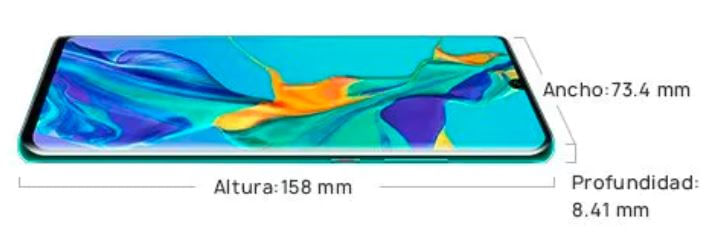 Medidas Huawei P30