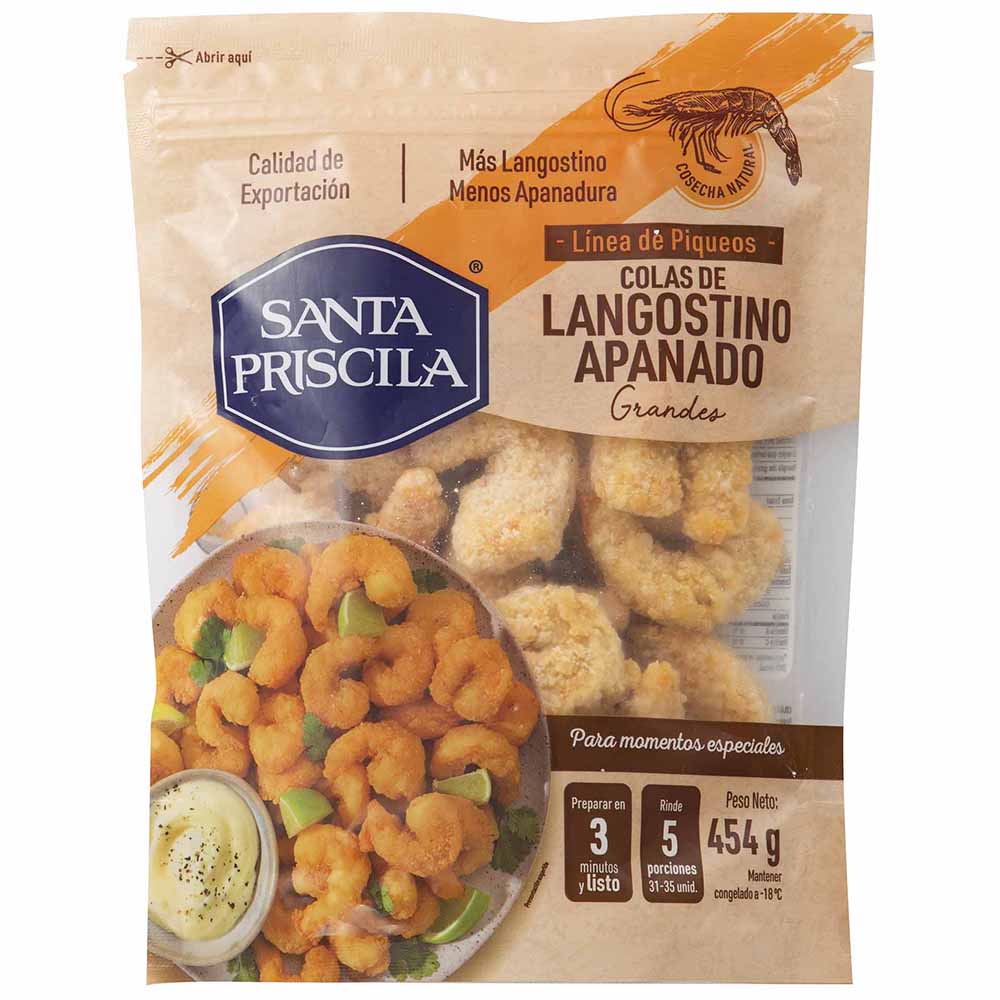 Langostino Apanado 31-35 SANTA PRISCILA Bolsa 454g