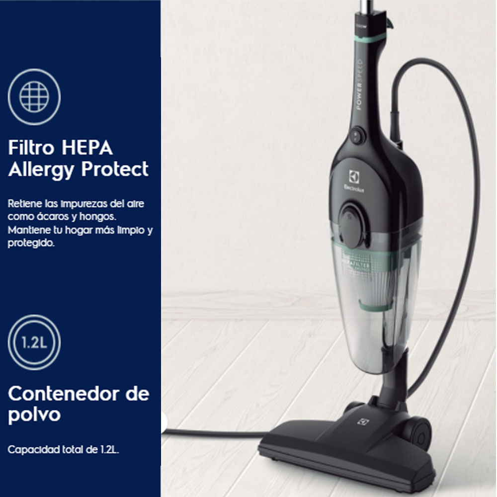 Aspiradora Vertical Electrolux 2 en 1 Power Speed STK12 plazaVea Supermercado Aspiradora Vertical Electrolux 2 en 1 Power Speed STK12 plazaVea Supermercado