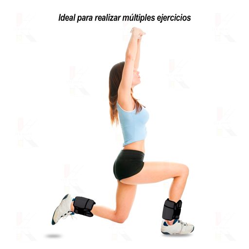 Tobilleras Con Peso Deportivas 1kg X Par Gym Crossfit