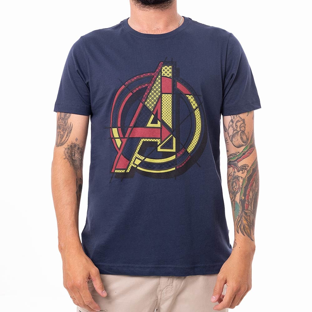 Polos de best sale marvel para hombre