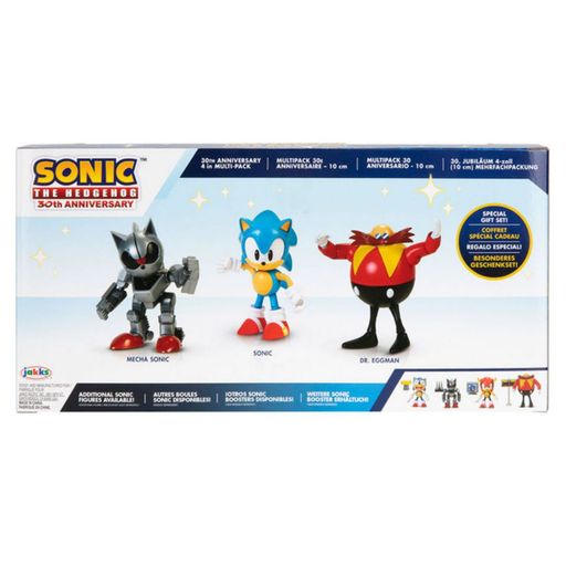 Peluche Sonic 23 cm Sonic The Hedgehog 30 Aniversario Jakks