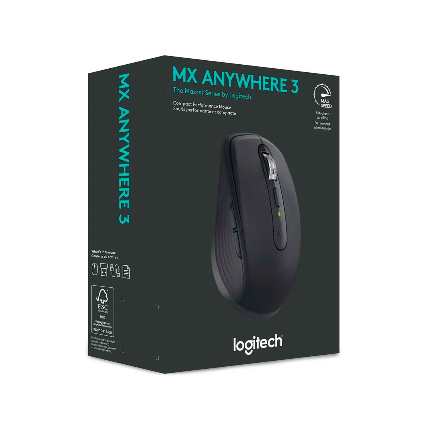 Mouse Logitech Mx Anywhere 3 Bluetooth Graphite