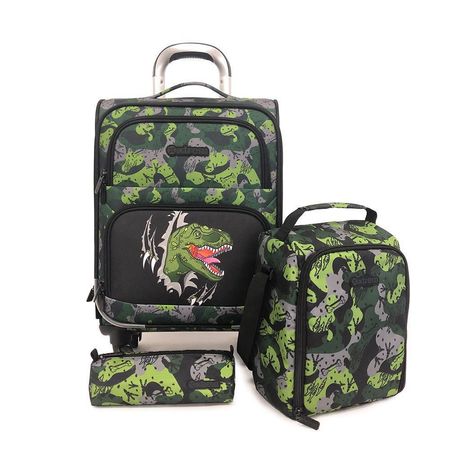 Mochila Con Ruedas Pack Lonchera Y Cartuchera Dorada Negra Dinorubber |  plazaVea - Supermercado