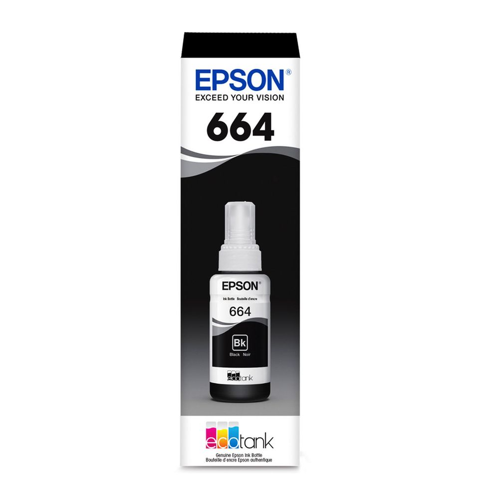 Tinta Epson 664 Color Negro | plazaVea - Supermercado