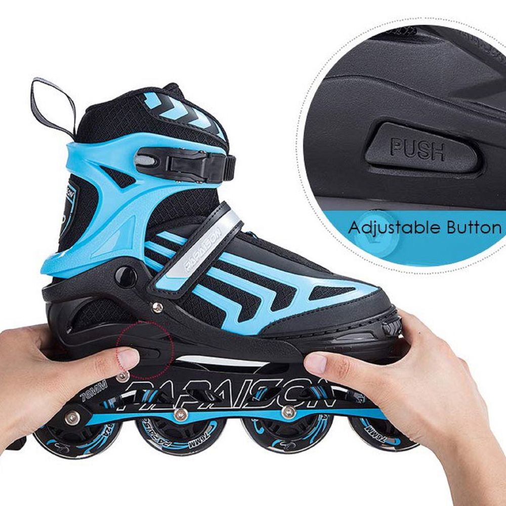 Patines Lineales Tallas 34-36 Papaison XZY-6049 - Azul | PlazaVea ...