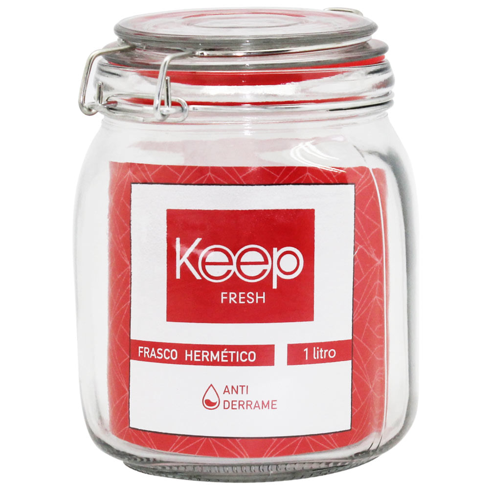 Frasco Hermético KEEP 800ml (Modelos Aleatorios)
