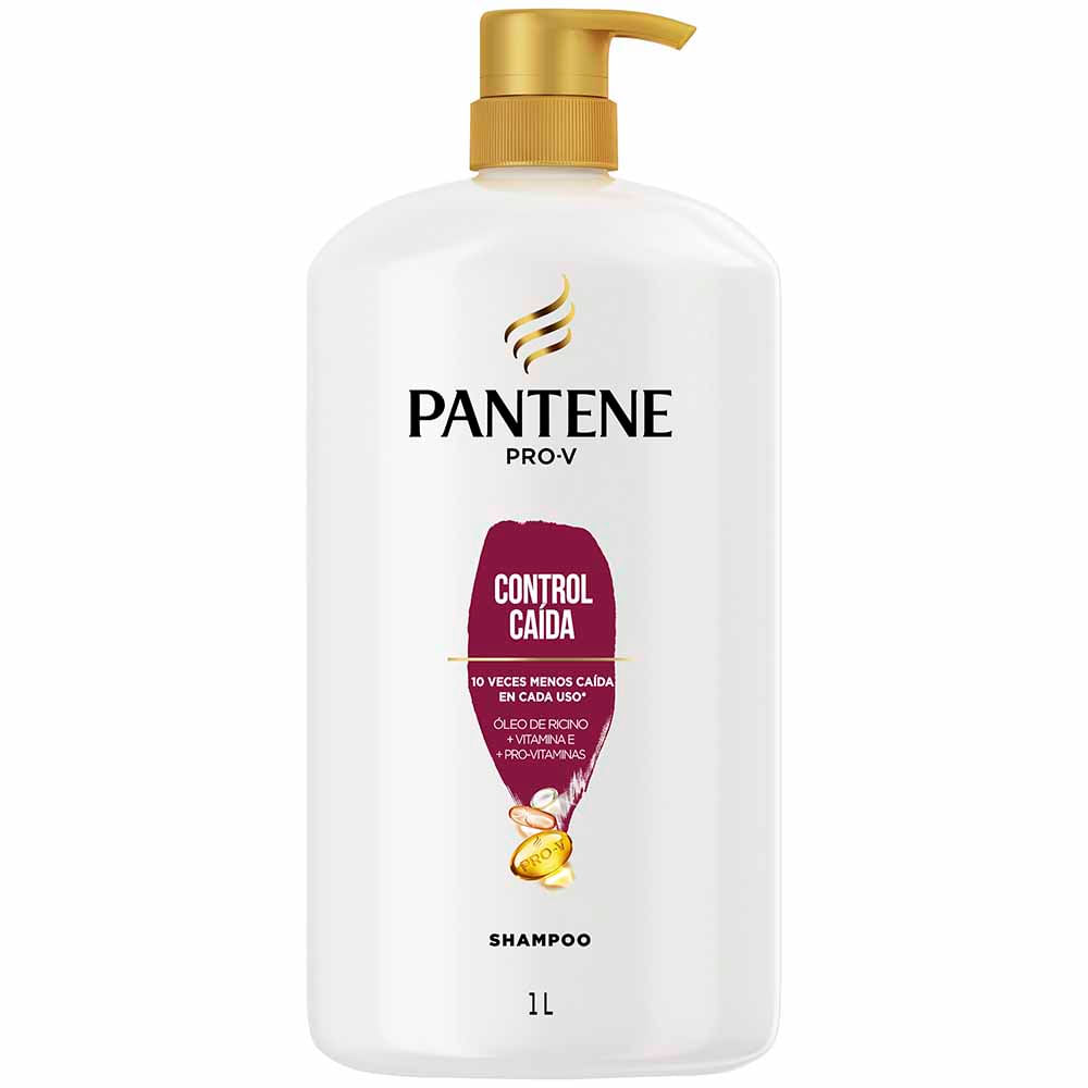 Shampoo PANTENE Control Caída Frasco 1L plazaVea