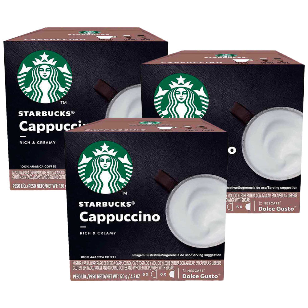 Cápsulas Starbucks surtido Nescafé Dolce Gusto Caja 48 piezas a domicilio |  Cornershop by Uber - Mexico