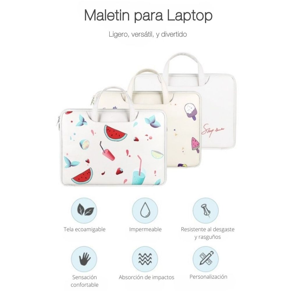 Funda maletin Laptop sandia 13 pulgadas - Supermercado