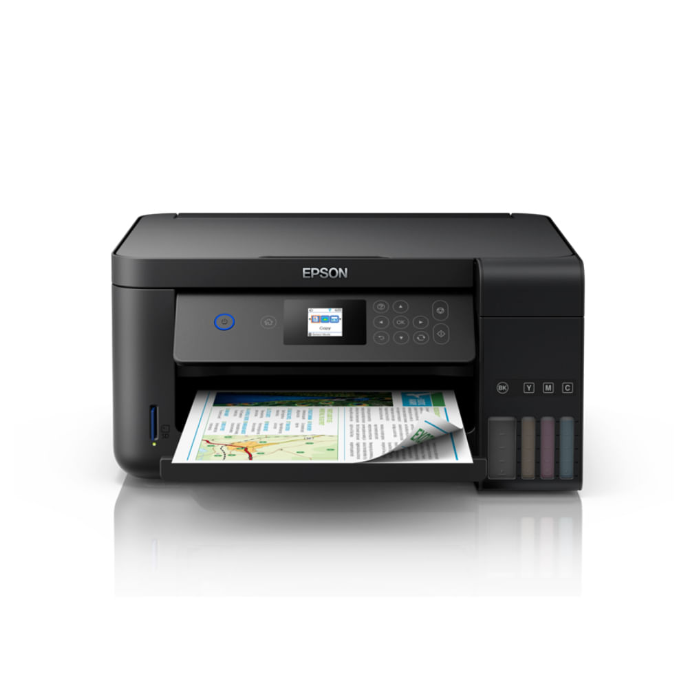 Impresora Epson Ecotank Multifuncional de Tinta L4160 | plazaVea -  Supermercado