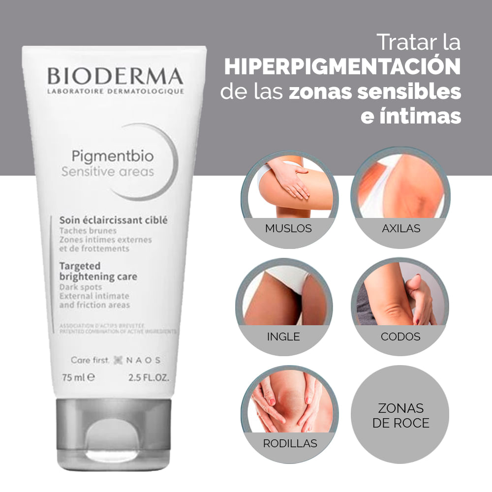 Crema Pigmentbio Sensitive Areas Bioderma 75 ml | plazaVea - Supermercado