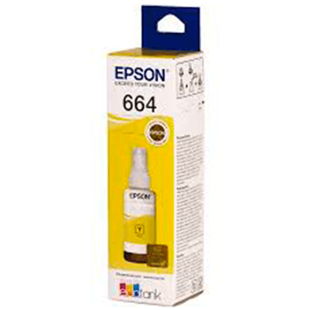 Tinta Original Epson Ecotank 664 420 Amarillo | plazaVea - Supermercado