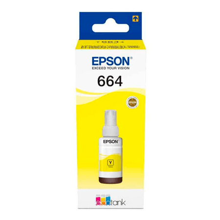 Tinta Original Epson Ecotank 664 420 Amarillo | plazaVea - Supermercado