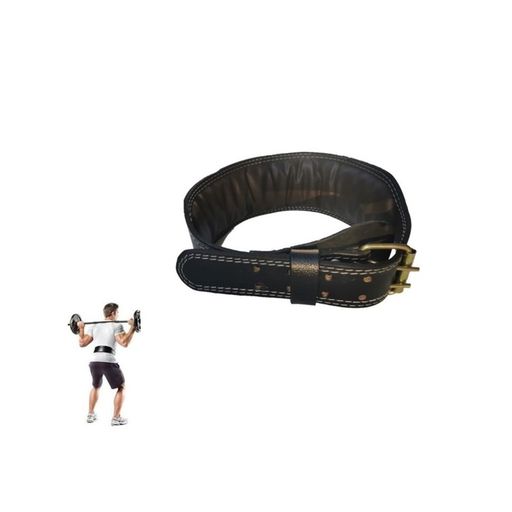 Cinturón Para Gimnasio Pofesional 100 Cuero Pesas Y Gym XL GENERICO
