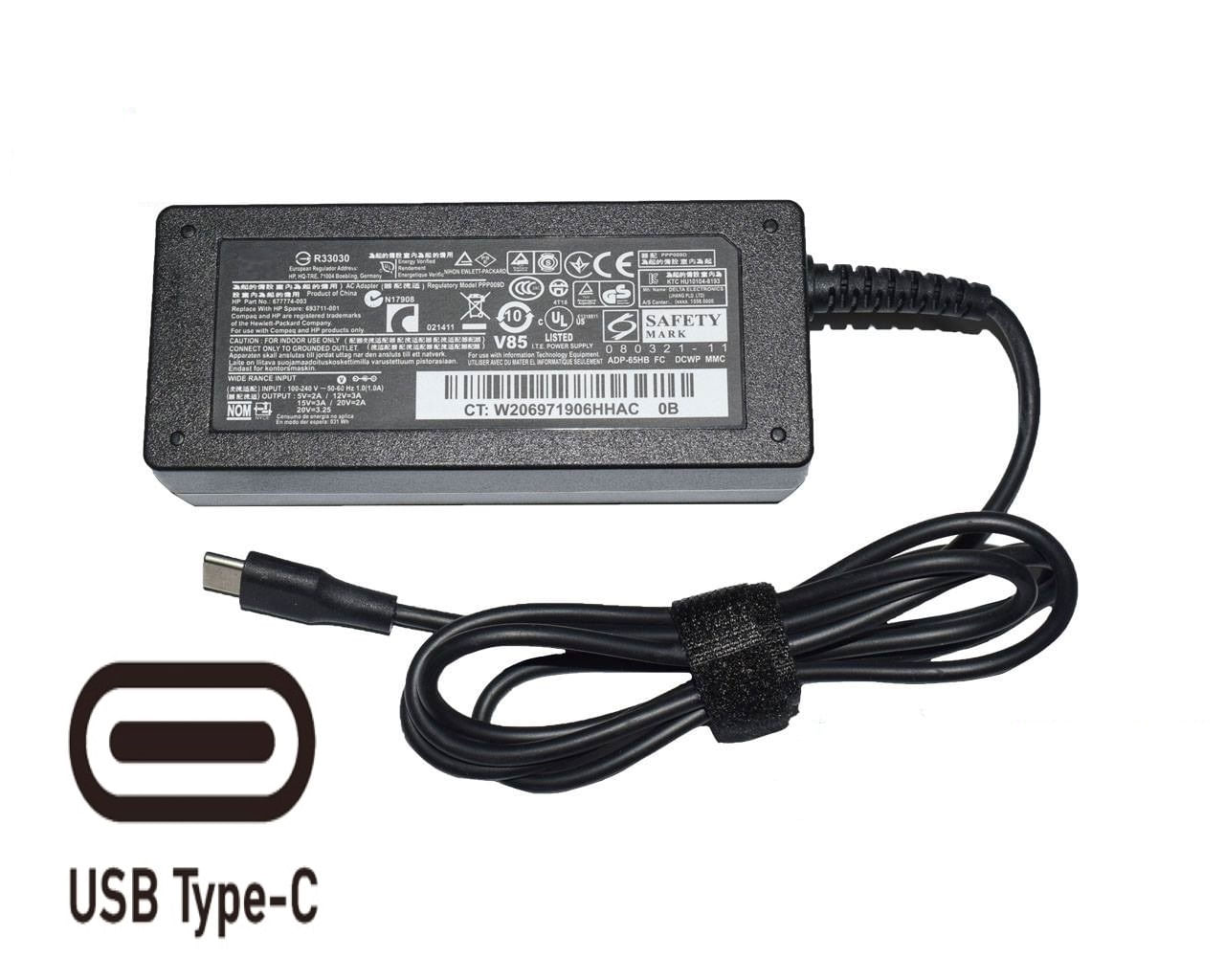 CARGADOR DE LAPTOP LENOVO PUNTA TIPO C 65W