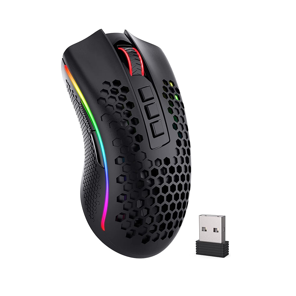 Mouse Gamer Redragon M808-KS Storm Pro16000 DPI negro