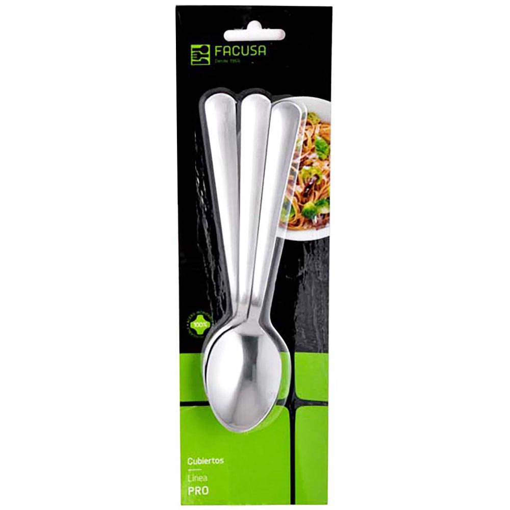 Cucharas FACUSA M580 Blíster 3un 25x95x295mm