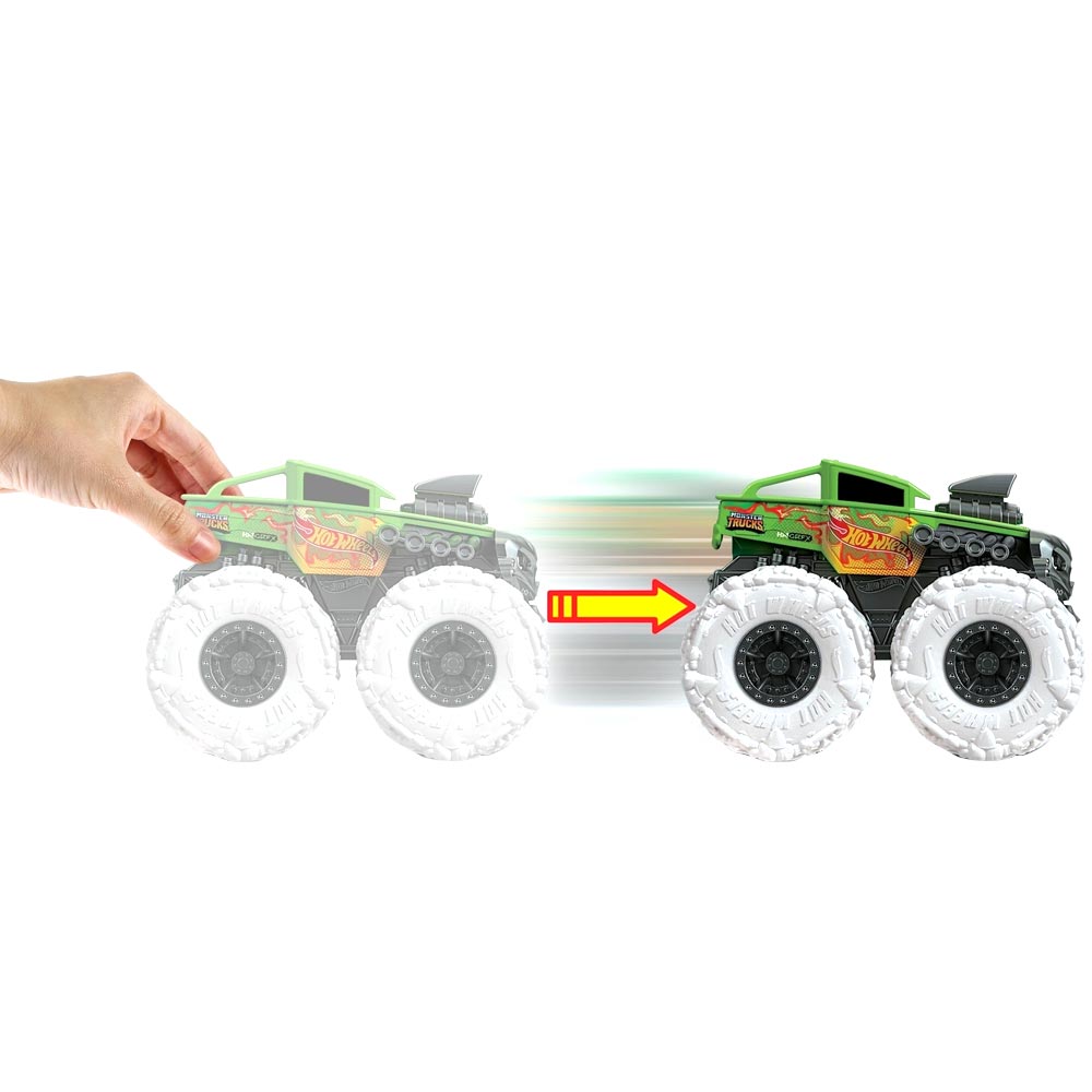 Pista HOT WHEELS Monster Truck Desafio Acrobático (Idade Mínima: 4 Anos -  43 x 11 x 25,5 cm)