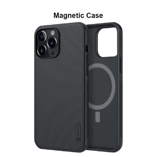 Cover carcasa magnética Funda de silicona líquida para iPhone 13 Pro Max