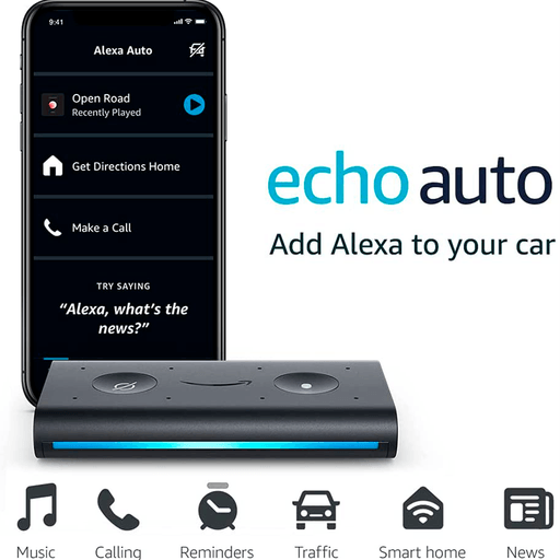 Echo Auto - Alexa para tu Vehículo, Conéctate y Controla con tú