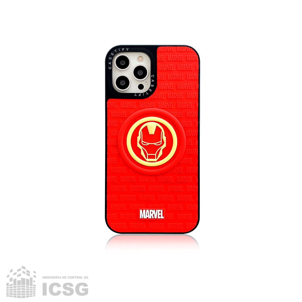 Case silicona Marvel iron man para iphone 7 Plus