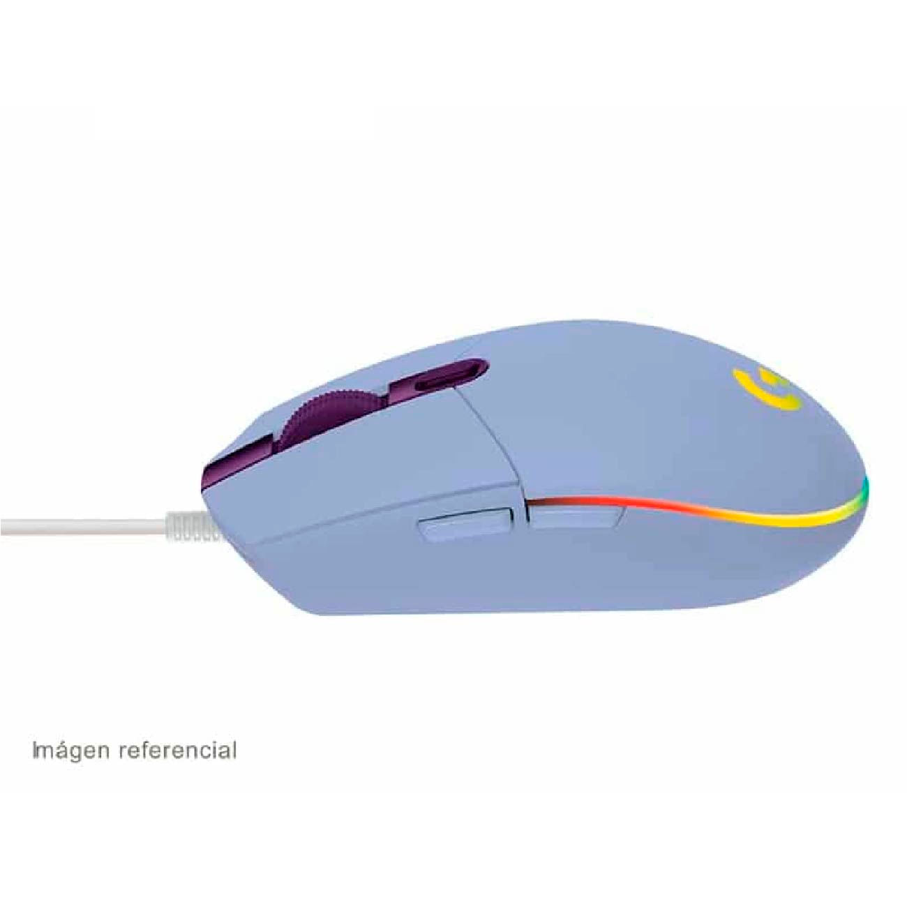 Mouse Gaming Logitech G G203 Lightsync Lilac