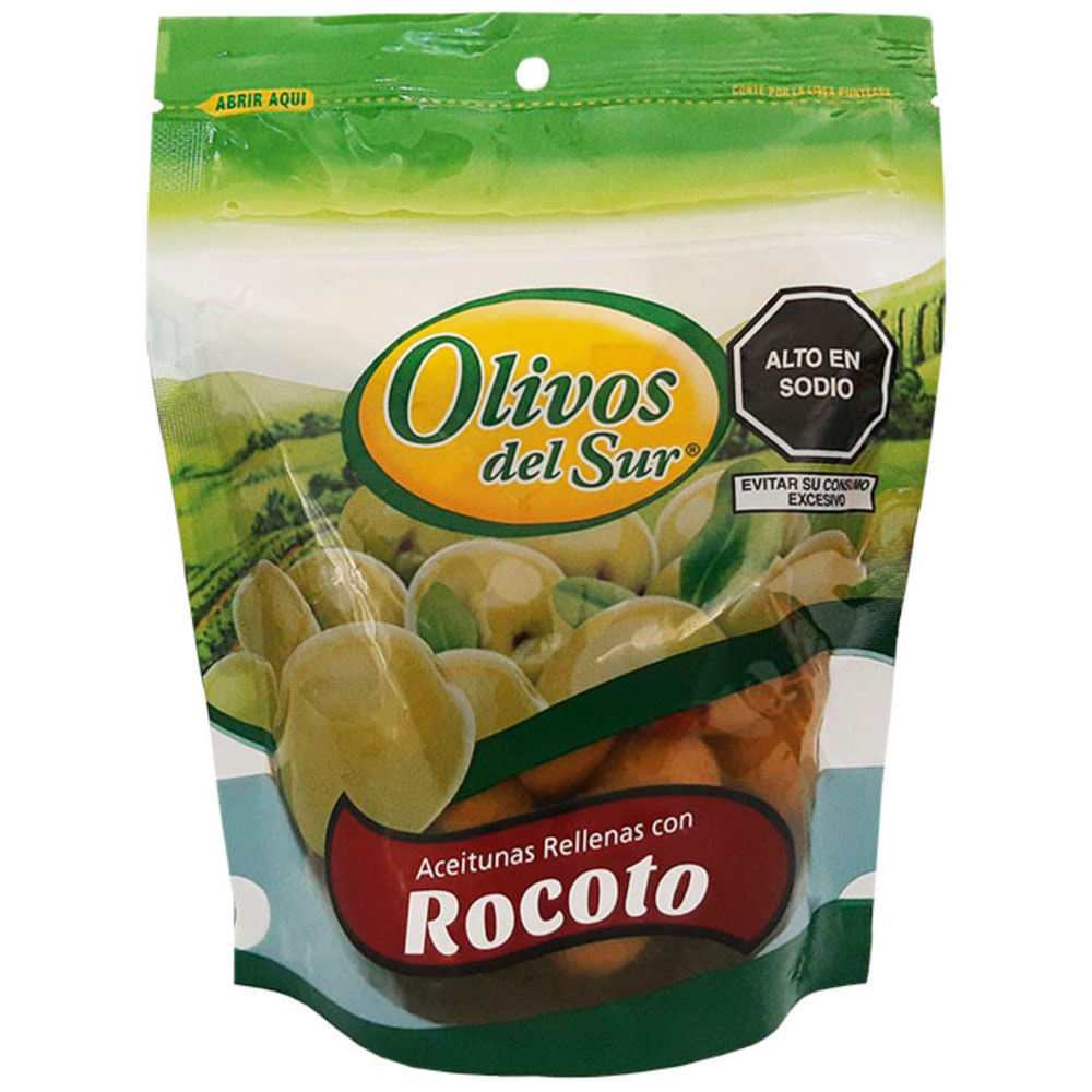 Aceitunas Verdes en Conserva OLIVOS DEL SUR Doypack 250g
