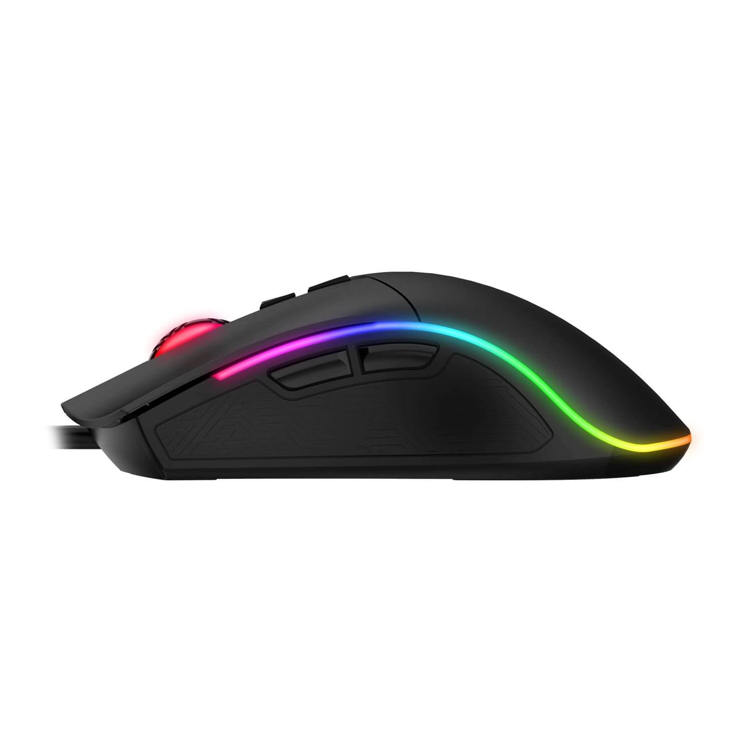 Mouse Gamer RGB GAMENOTE Havit MS1001, programable de 4800 DPI– color Gris.