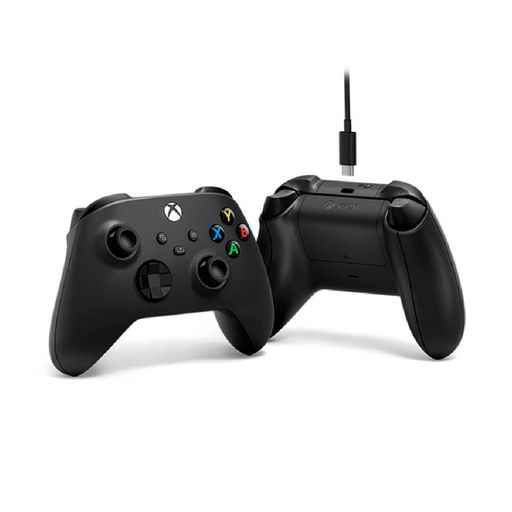 Mando Inalámbrico Xbox One Series X-S PC + Cable USB para Windows 10 Negro  Carbon