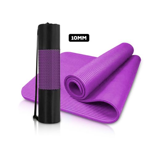Colchoneta Mat de Yoga Pilates 10mm Morado