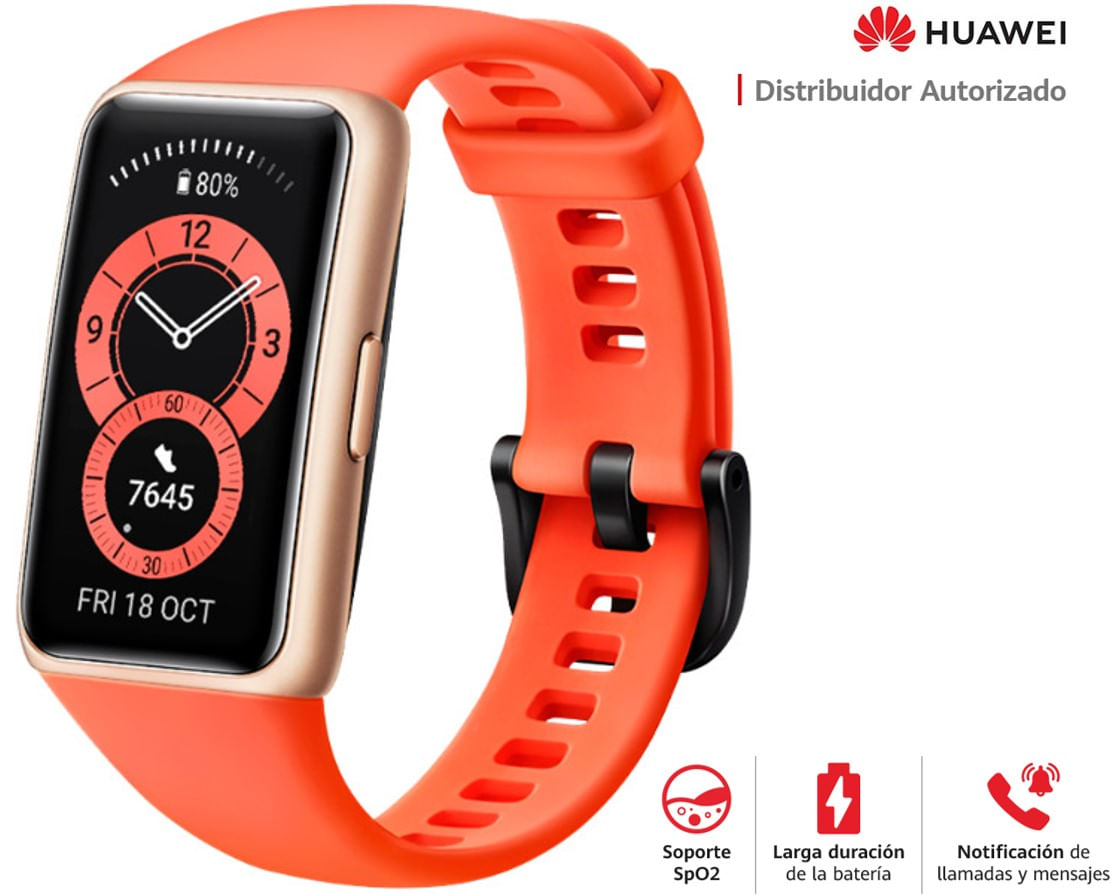 Correa Compatible Con Huawei Band 7 Colores Rosado I Oechsle - Oechsle