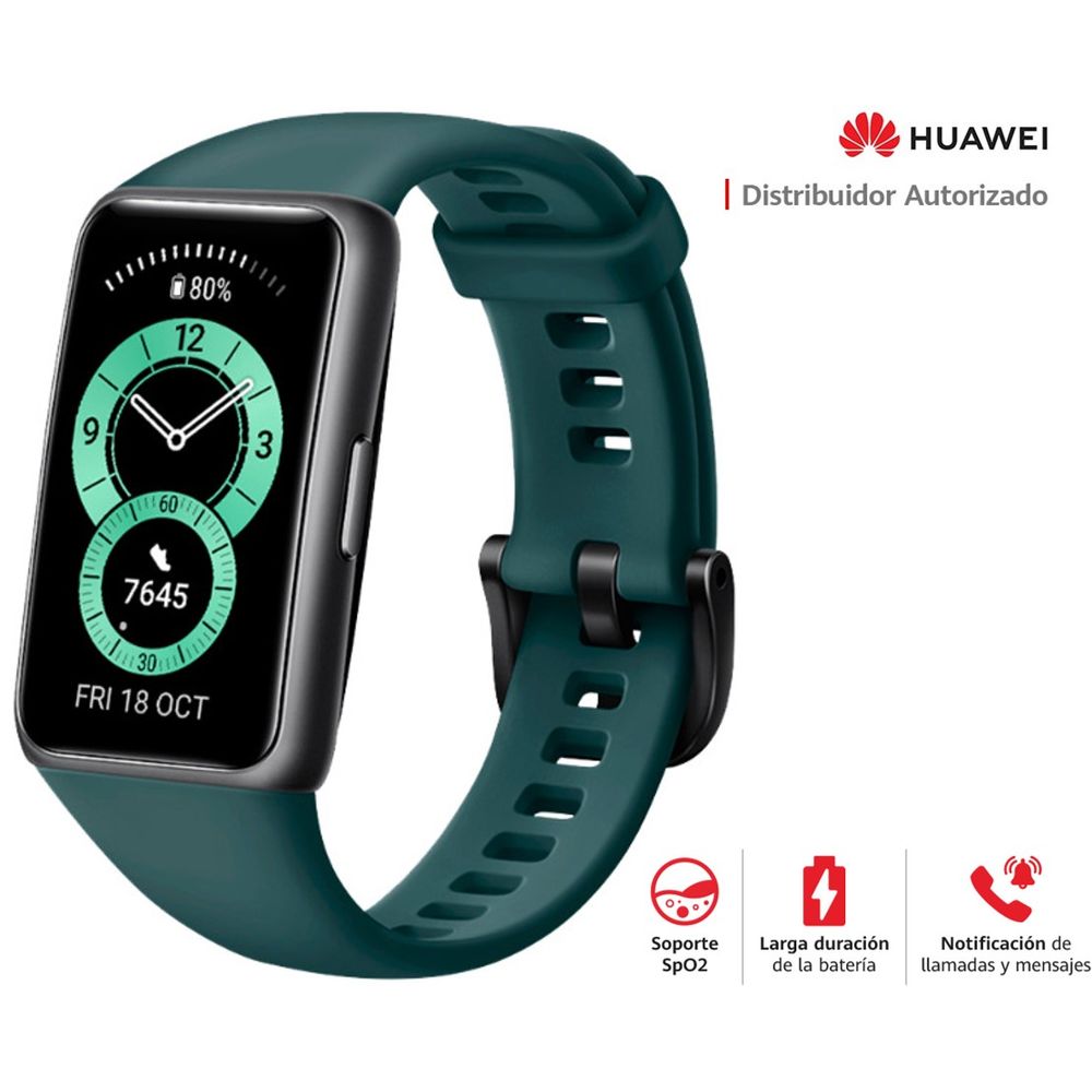 PULSERA TPU PARA MI BAND 6 VERDE LIMA