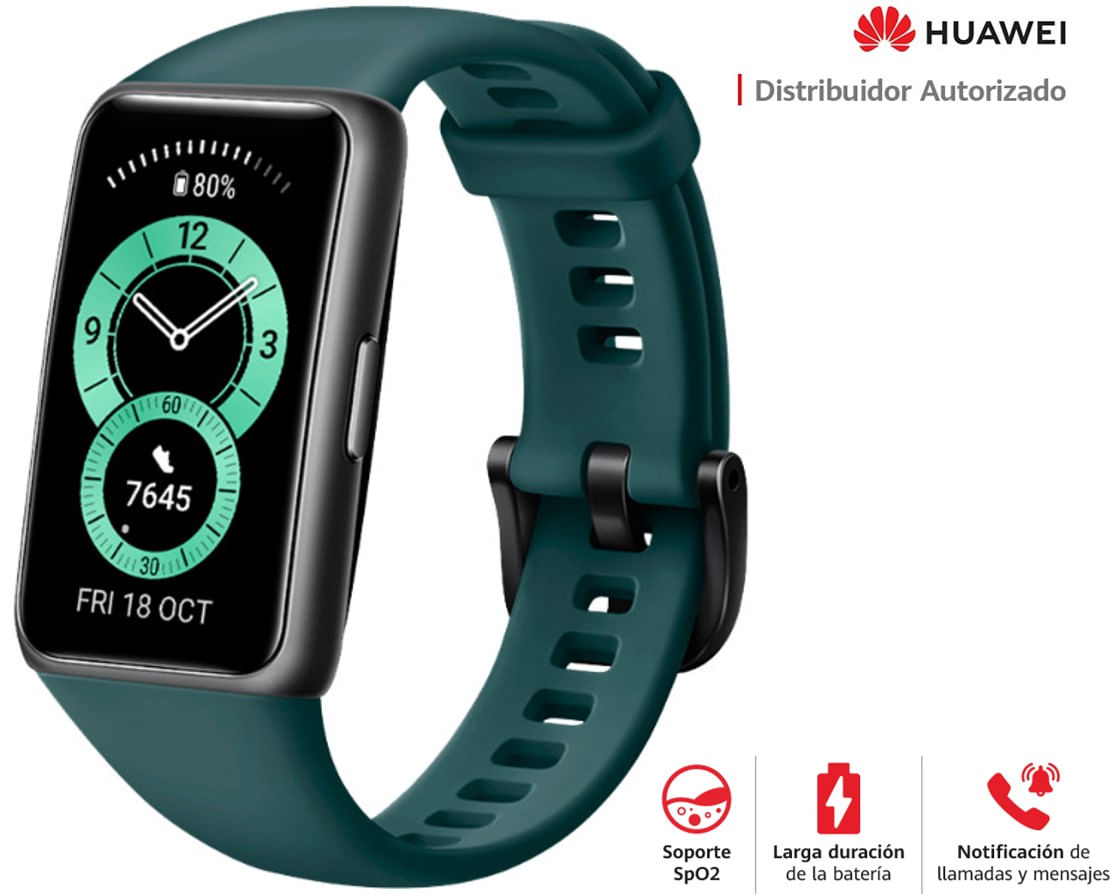Huawei Smartwatch Band 6 AMOLED de 1,47 Pulgadas SpO2 - Rosa