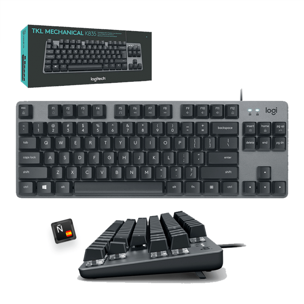 Teclado Mecánico Logitech K835 TKL Negro