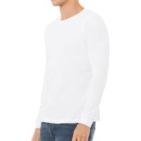Polo Boston Manga Larga Cuello Redondo Blanco