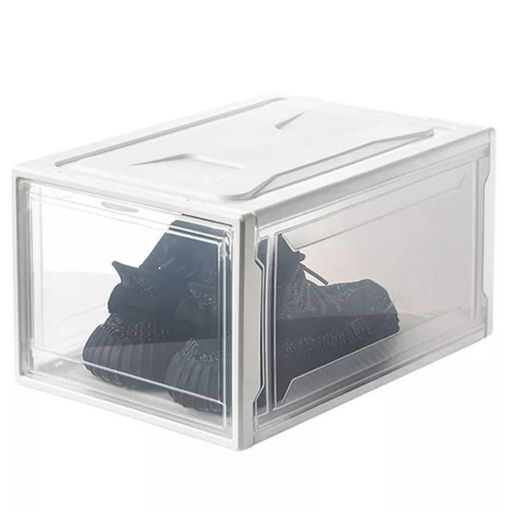 Set De 10 Cajas Para Zapatos Transparentes Y Engrosadas, Caja De  Almacenamiento Plegable Tipo Cajón, Ahorro De Espacio, Estante De Zapatos  De Plástico, Caja De Almacenamiento De Zapatos Plegable