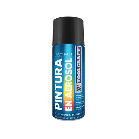 Pintura Negra en Aerosol Alta Temperatura 400ml Toolcraft TC3603 | plazaVea  - Supermercado