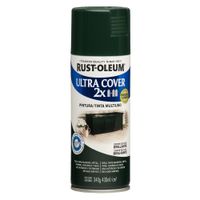 Aerosol Multiusos Rust Oleum Ultra Cover 2x Verde Oscuro Brillante 340 gr