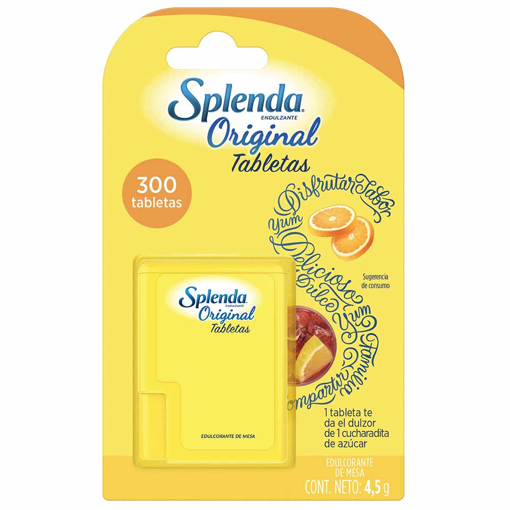 Endulzante SPLENDA Display 300 Tabletas