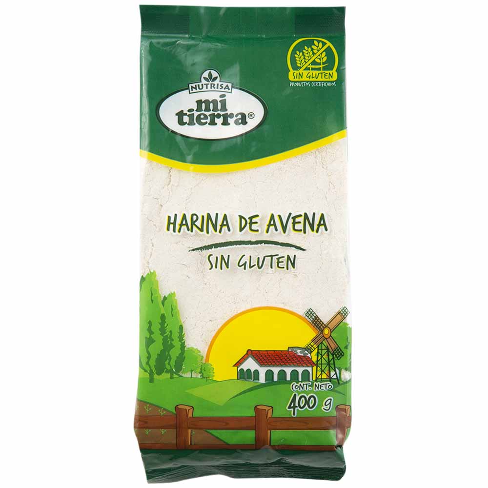 Harina de Avena MI TIERRA Sin Gluten Bolsa 400g