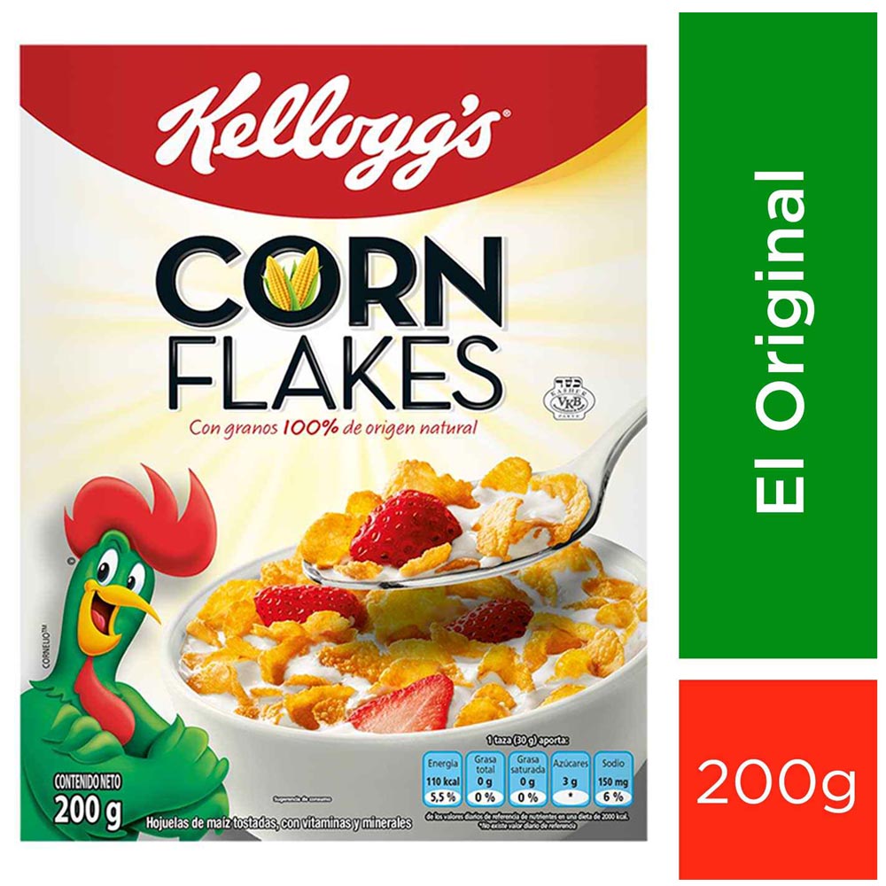 Cereal KELLOGG'S Corn Flakes Caja 200g