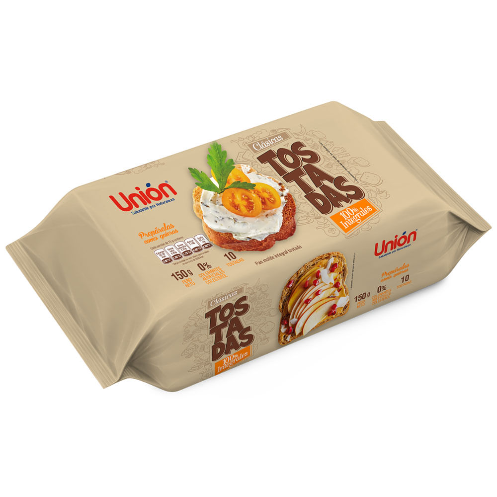 Tostadas Integrales UNIÓN Paquete 10un