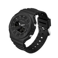 Reloj Deportivo Hombre Sanda 6016 Negro Resistente Ligero