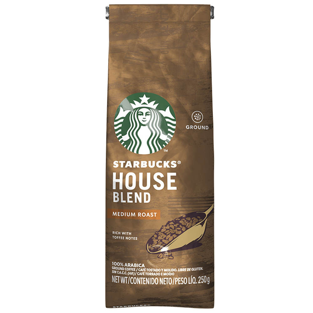 Café Tostado y Molido STARBUCKS House Blend Tostado Medio