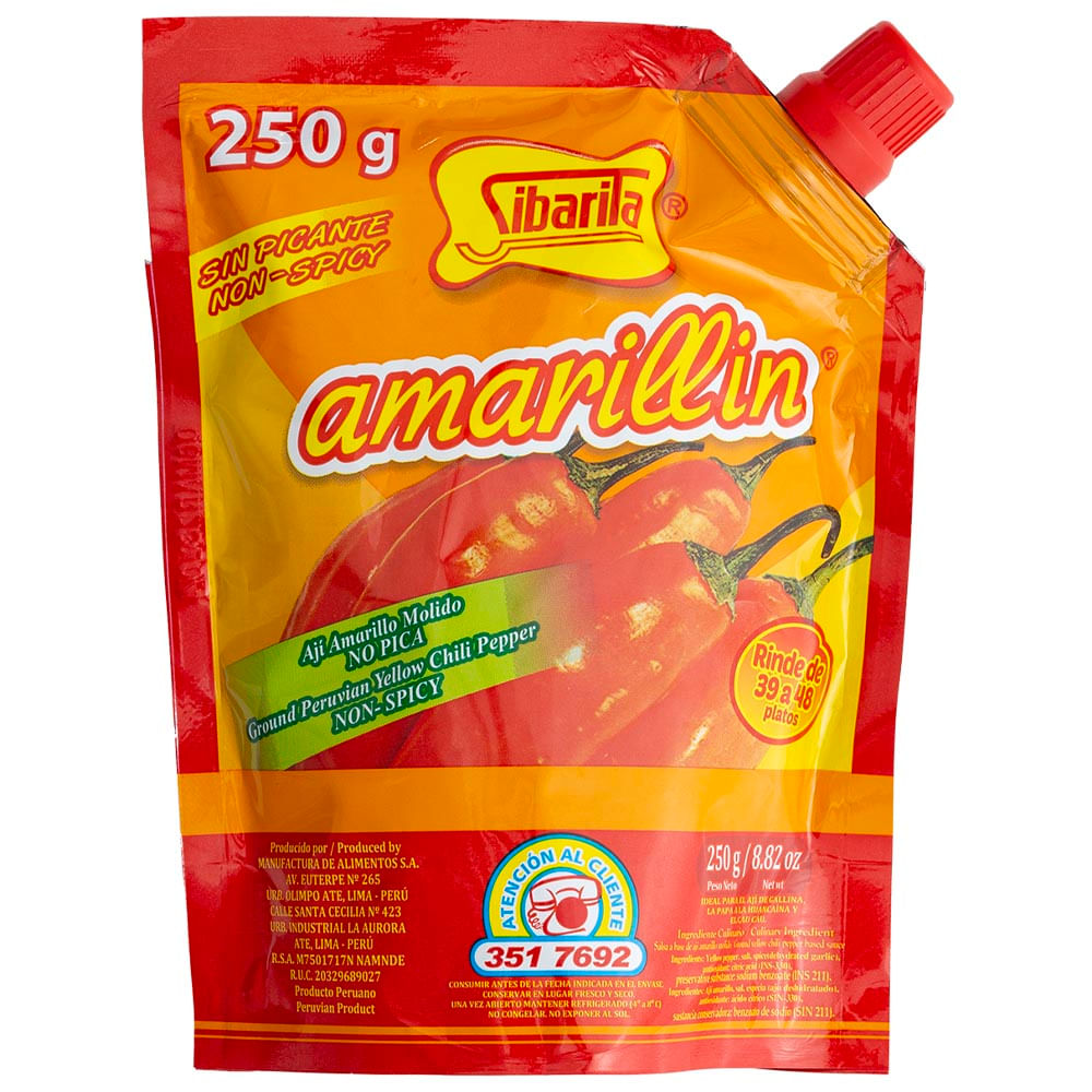 Ají SIBARITA Salsa de ají sin picante Doypack 250Gr
