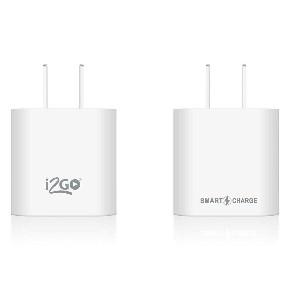 Cargador de Pared de 2.4 Amp Blanco i2Go