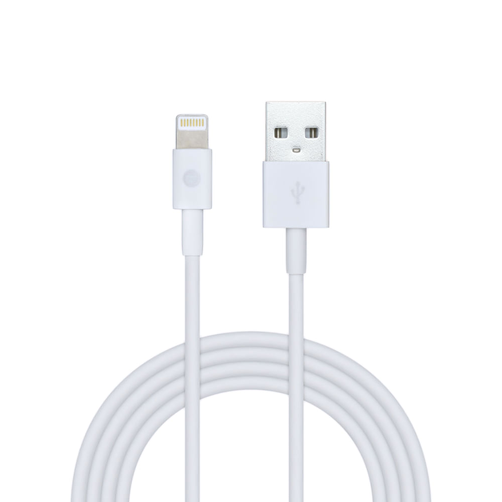 Cable Lightning Iphone no Certificado Blanco